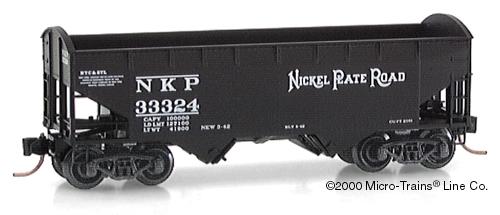 Nickel Plate Road - Hopper, Twin-Bay - Micro-Trains 87020